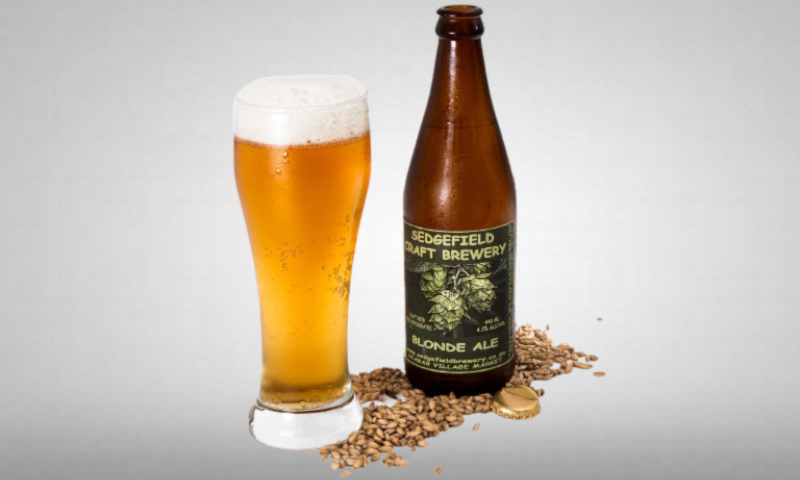 bierglas en flesje